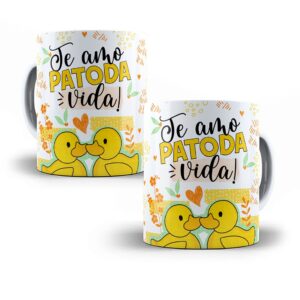 Caneca personalizada dia dos namorados - te amo patoda vida