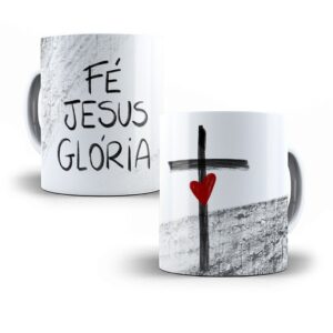 Caneca personalizada  religião fé jesus glória